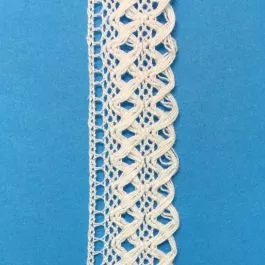 .75" Edging Lace in White