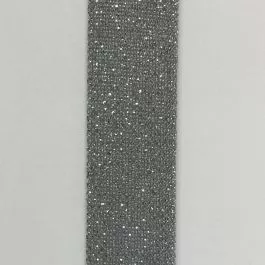 .75" Glitter Bias Binding in Silver
