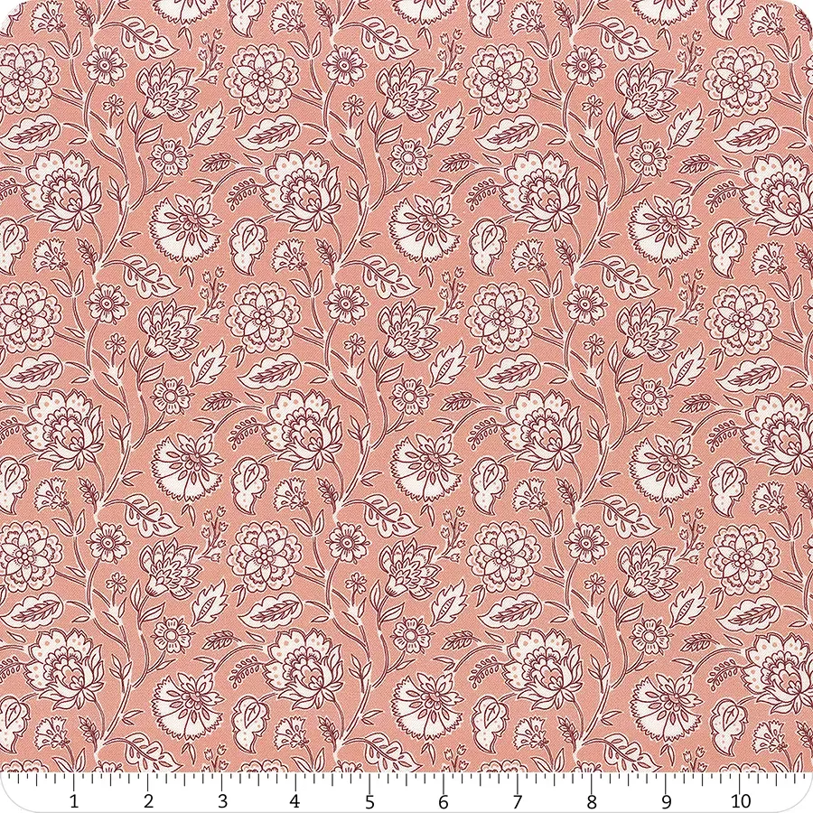 Indian Summer Pink Floral YardageSKU# LEISH-23B